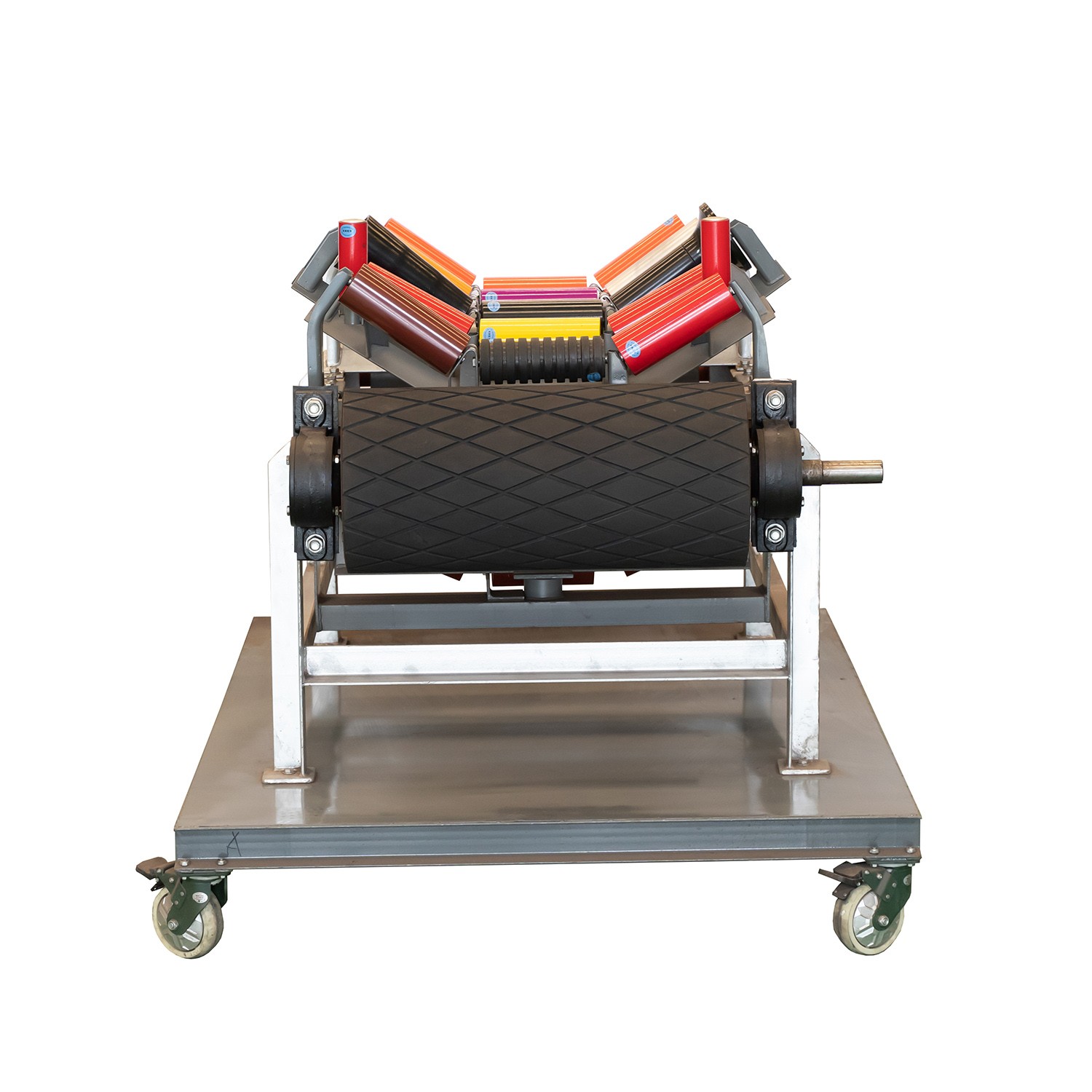 各類(lèi)托輥滾筒展示架